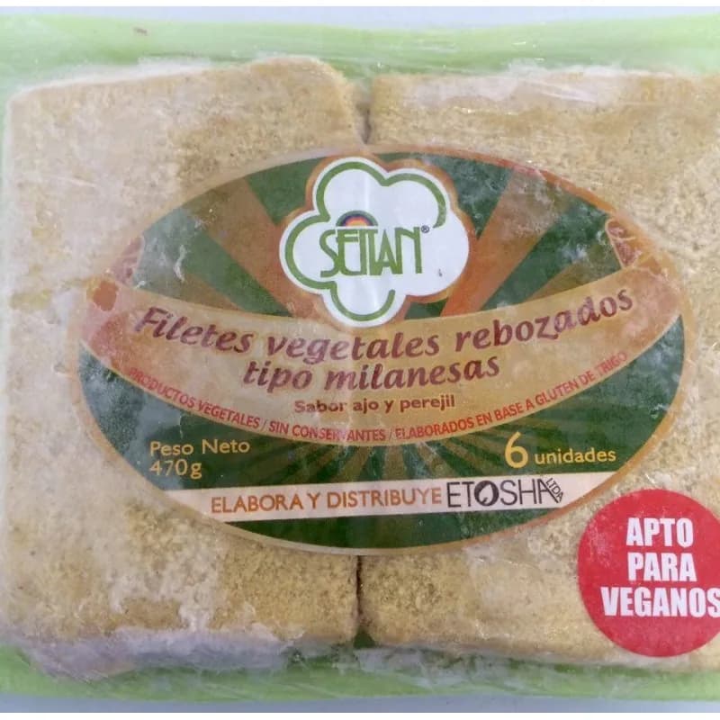 Filetes de seitán saborizados
