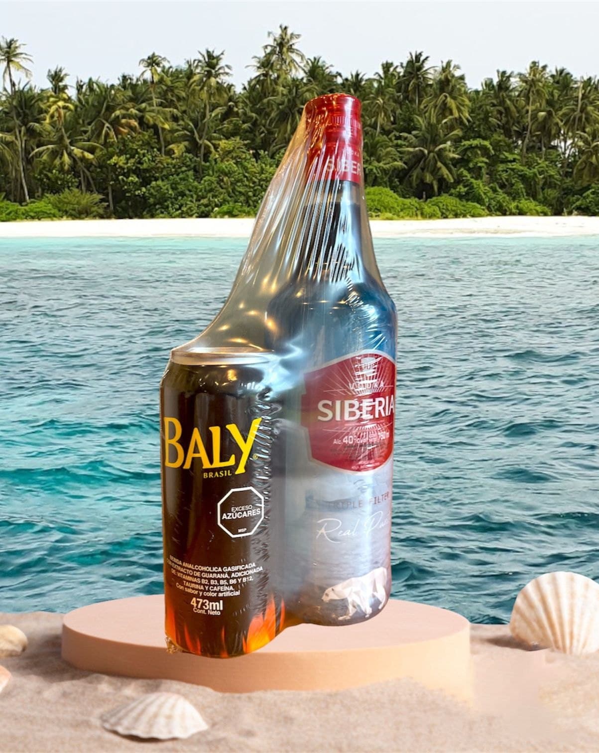 Vodka Pack Siberia + Baly 1 L