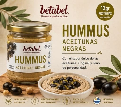 Hummus de Aceitunas Negras