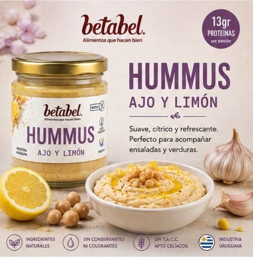 Hummus de Ajo y Limón