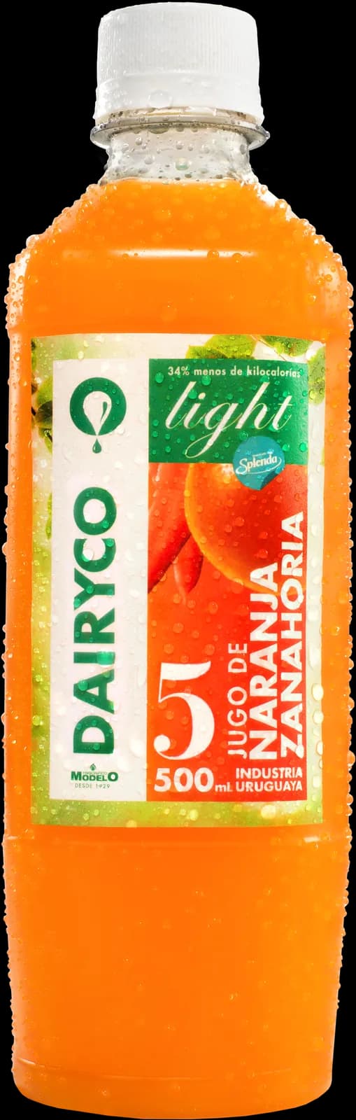 Jugo de naranja y zanahoria light