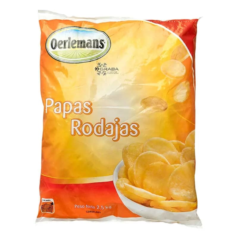 Papas españolas en rodajas