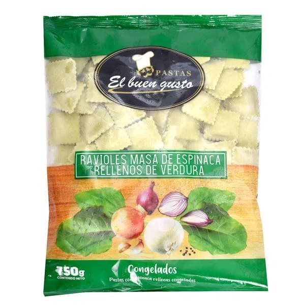 Ravioles de espinaca