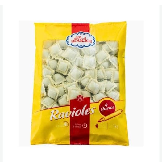 Ravioles cuatro quesos