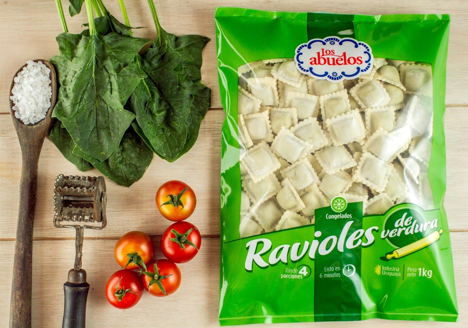 Ravioles de verdura