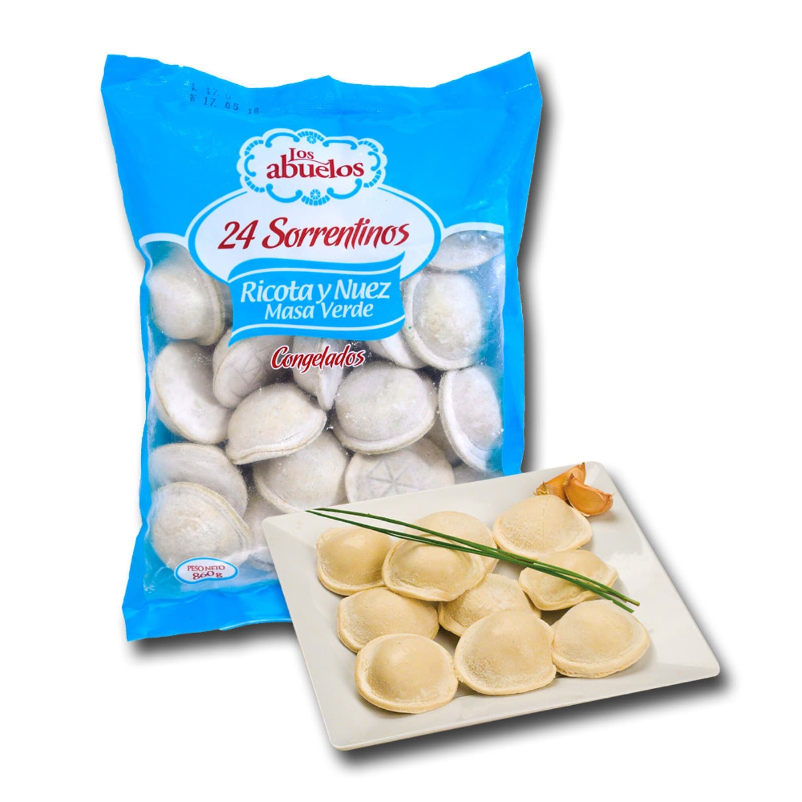 Sorrentinos de ricota y nuez