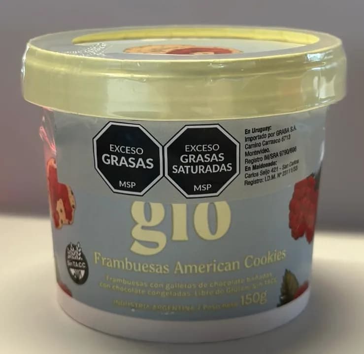 Frambuesas american cookies