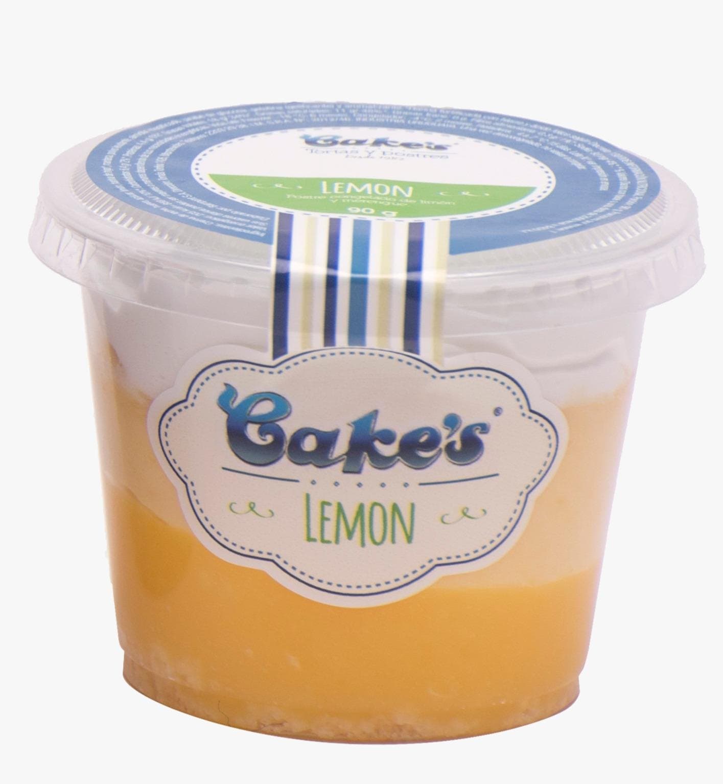 Postre individual lemon pie