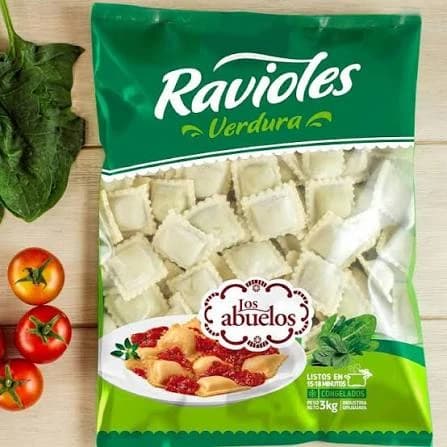 Ravioles de verdura