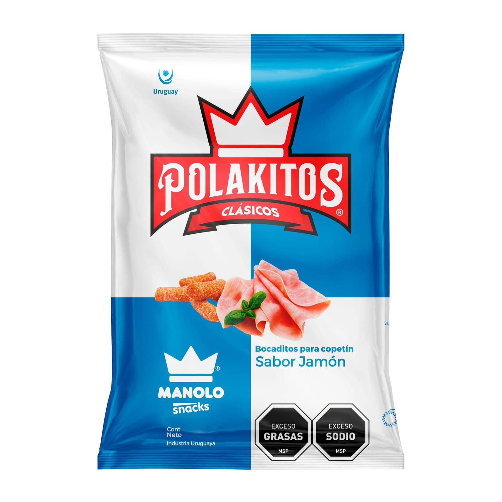 Polakitos Snack Sabor Jamón Familiar