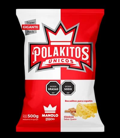Polakitos Snack Sabor Queso Familiar