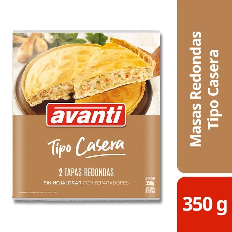 Masa Pascualina Redonda Tipo Casera