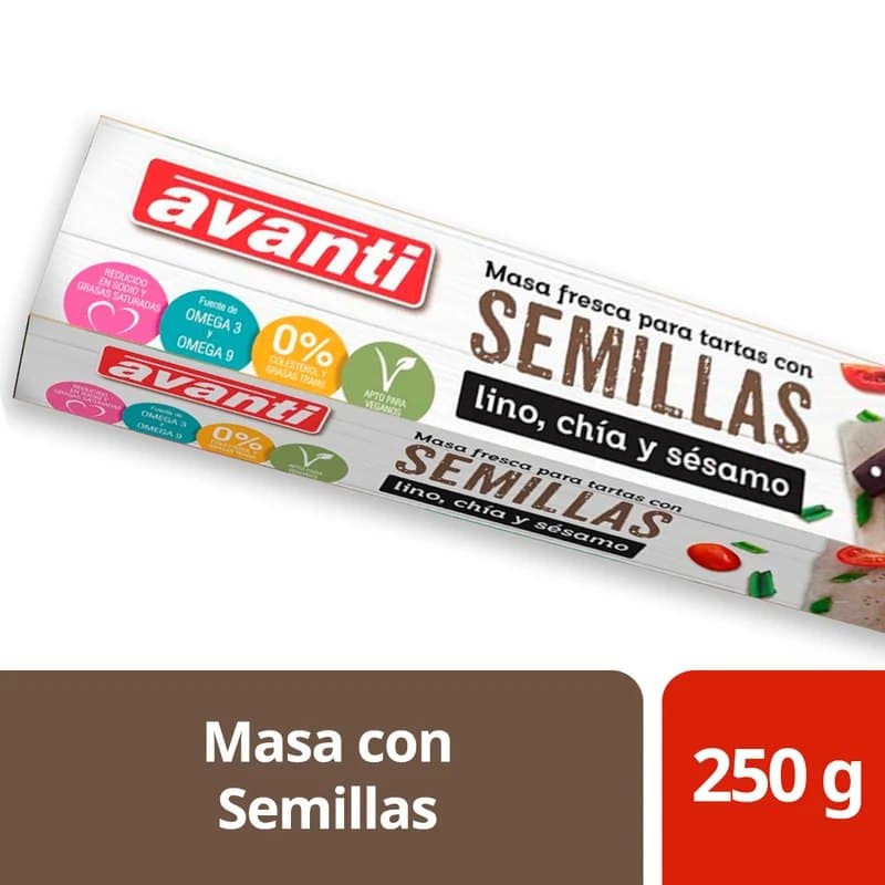 Masa para Tartas con Semillas
