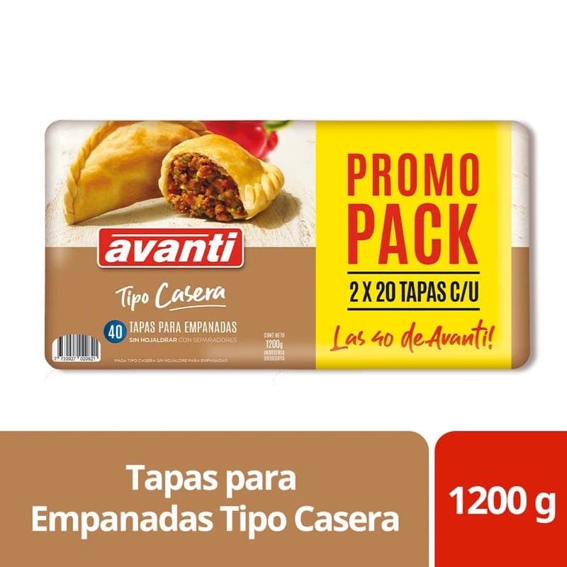 Pack de Tapas de Empanadas Tipo Casera