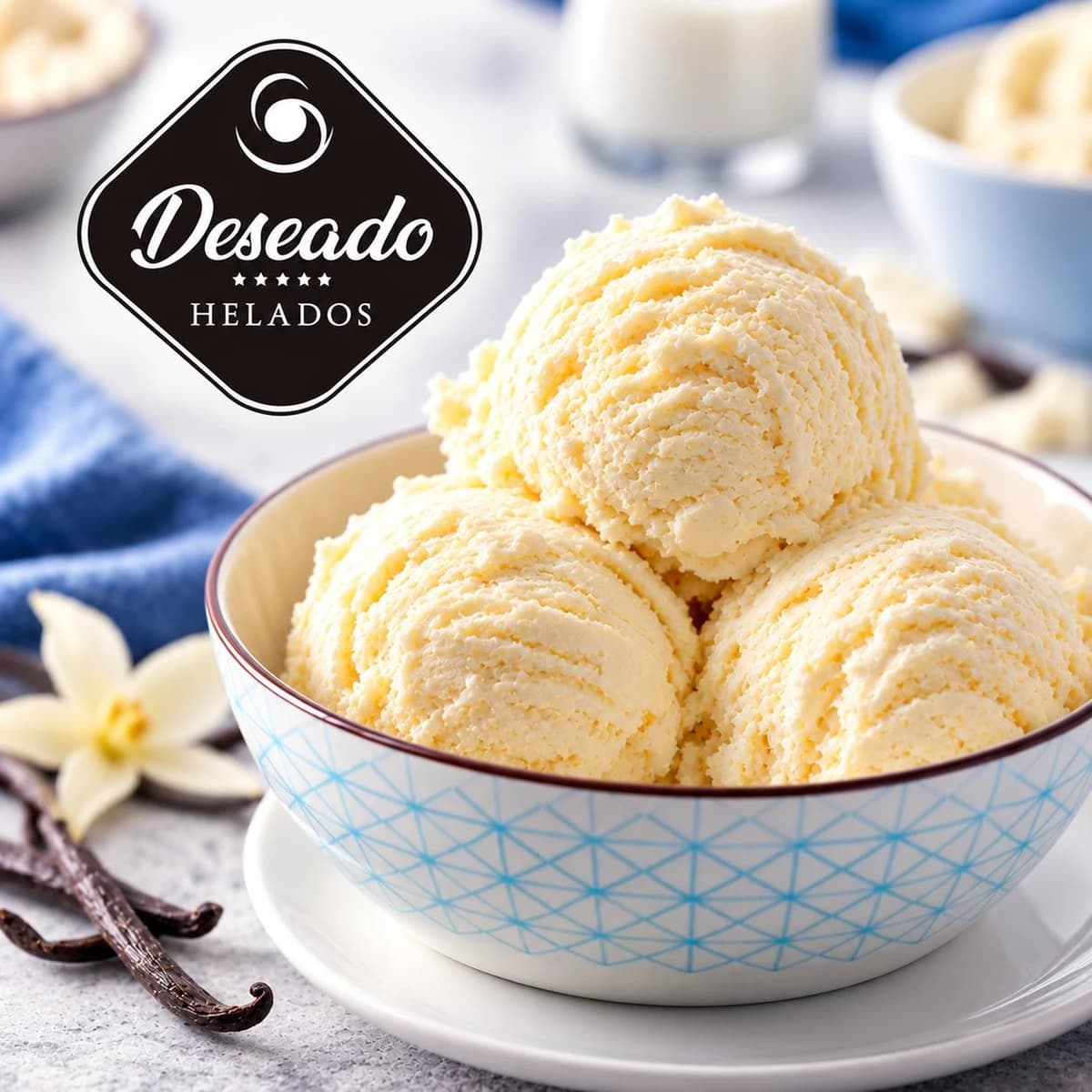 Helado de crema americana