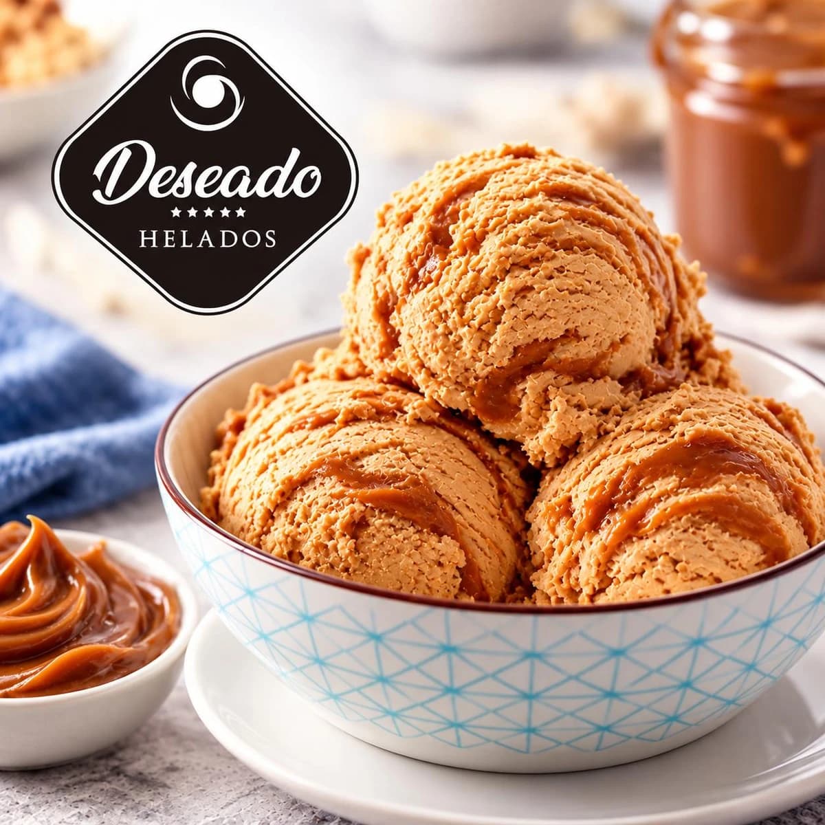 Helado de dulce de leche