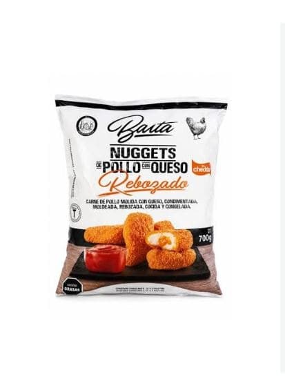 Nuggets de pollo con cheddar