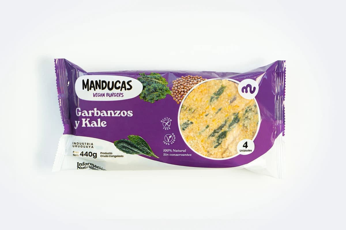 Hamburguesas de garbanzo y kale