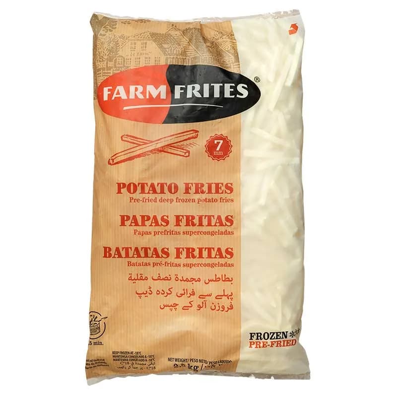 Papas corte fino alumette de 7 mm