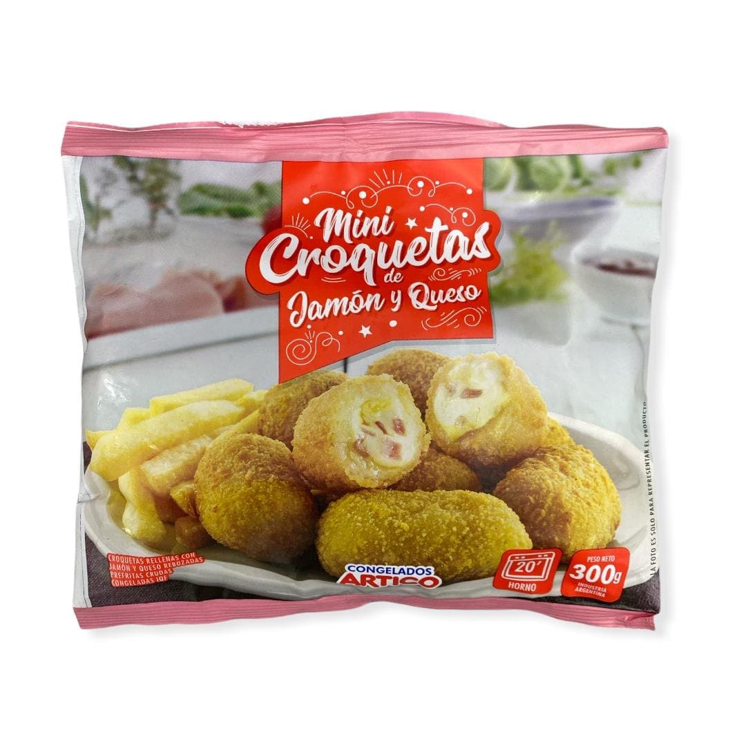 Minicroquetas de jamón y queso