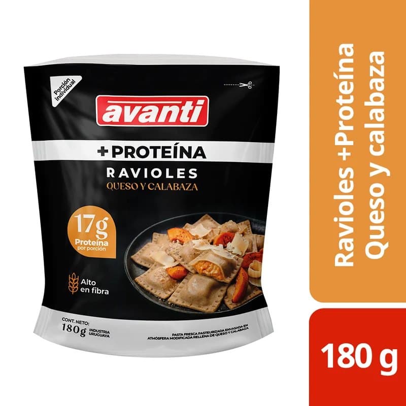 Ravioles con Proteína de Calabaza