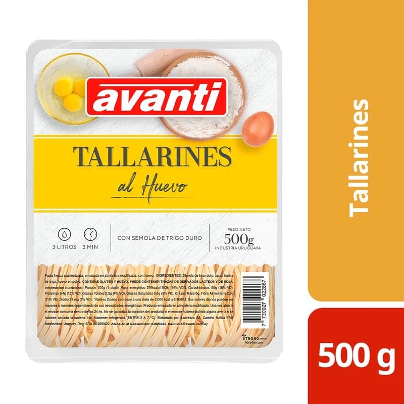 Tallarines Finos al Huevo