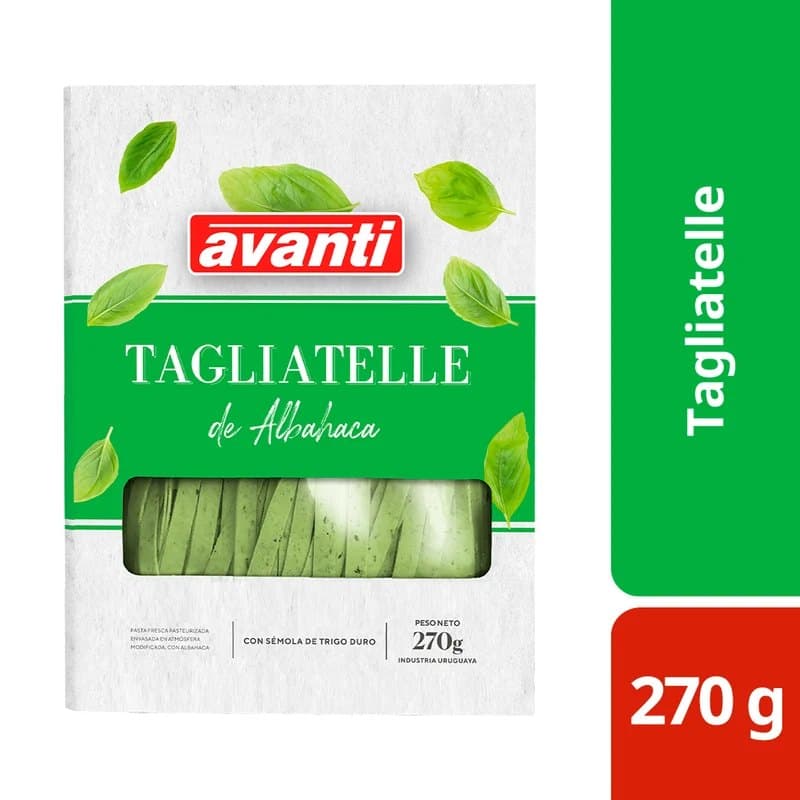 Tagliatelle de Albahaca