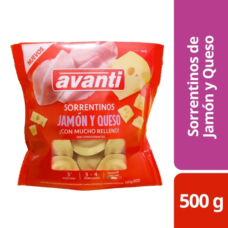 Sorrentinos de Jamón y Queso