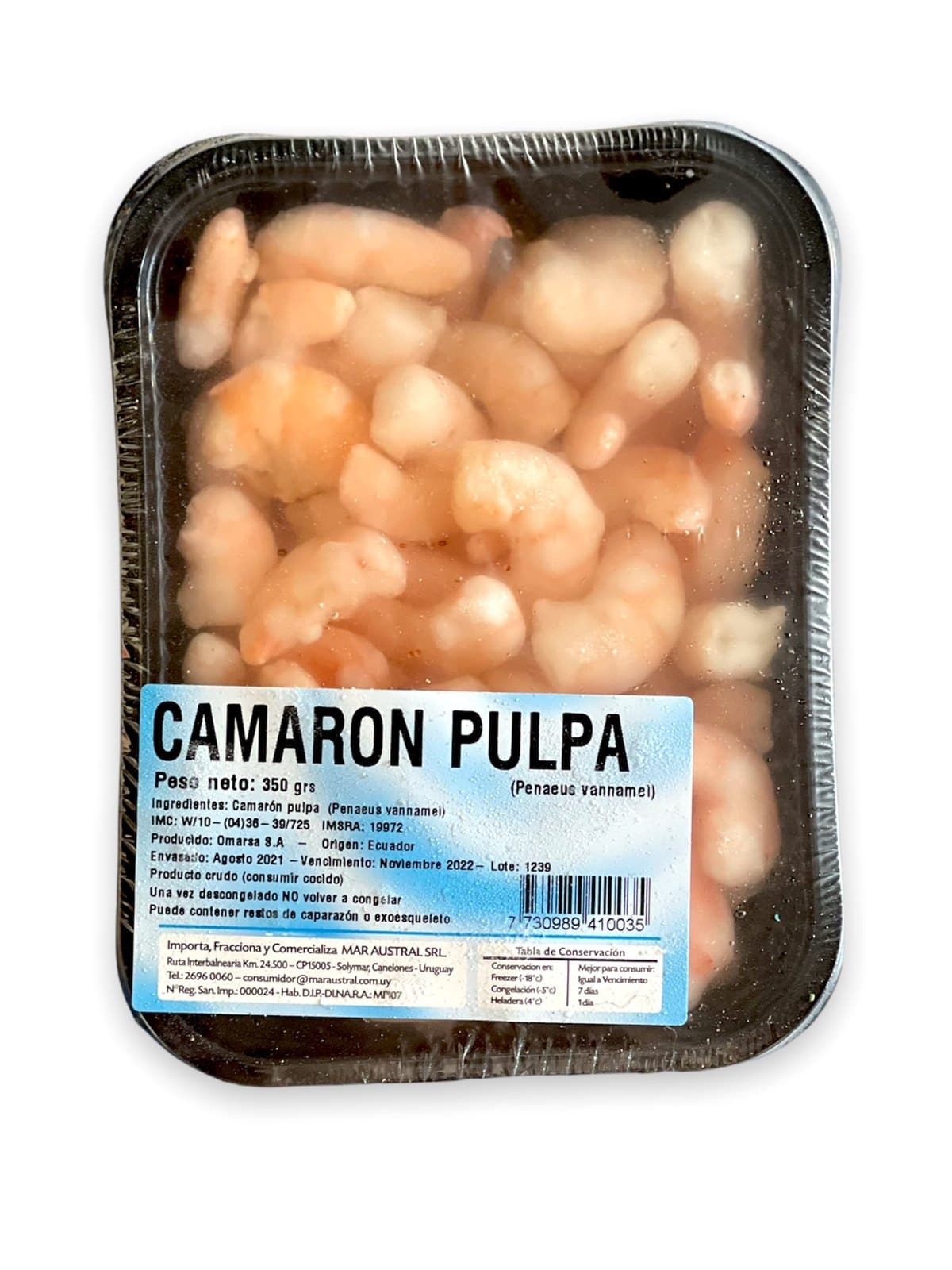 Pulpa de camarón