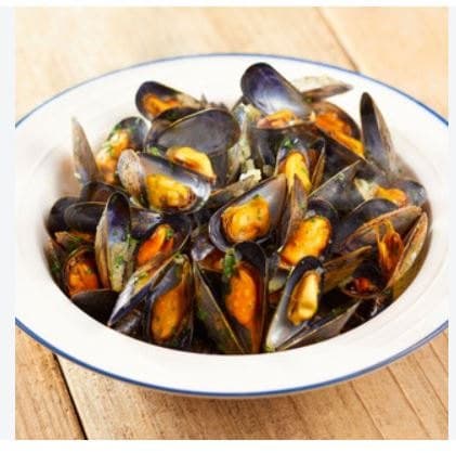Mejillones en media cáscara