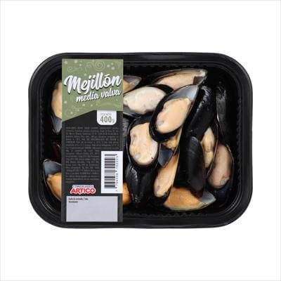 Mejillones en media valva