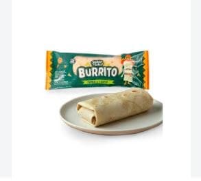 Burrito de espinaca y queso
