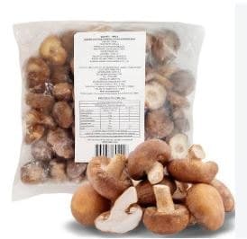 Hongos shiitake enteros