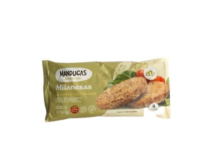 Milanesas de quinoa a la provenzal