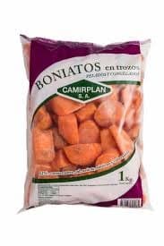 Boniato en trozos