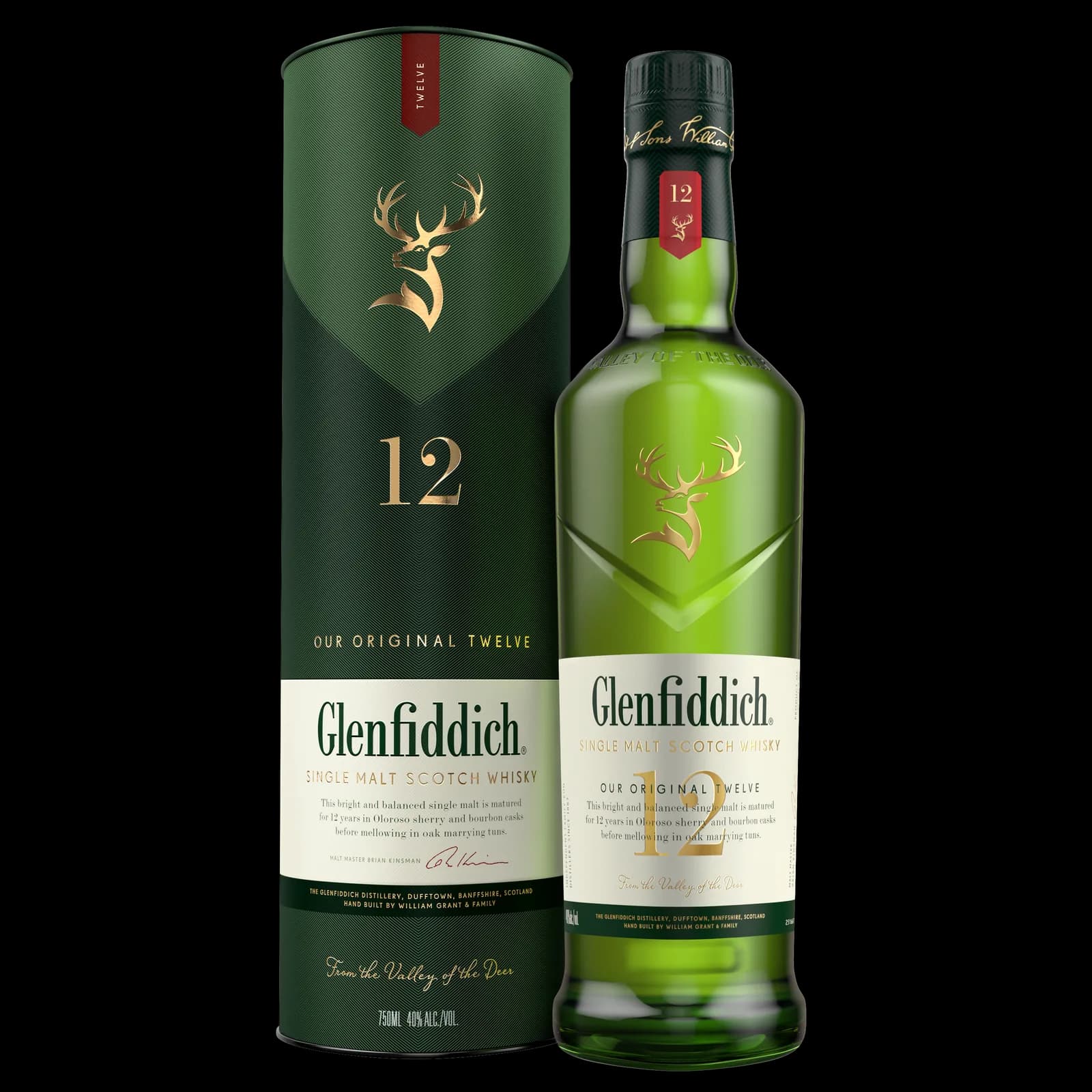 Single Malt Scotch Whisky 12 Años con Tubo